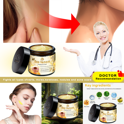 Turonu™ Bee Venom Skin Treatment Cream Approved by the Australasian College of Dermatologists (ACD) (Helping with acne, warts, rosacea, psoriasis, age spots, eczema, and reducing the appearance of stretch marks) 🏵️